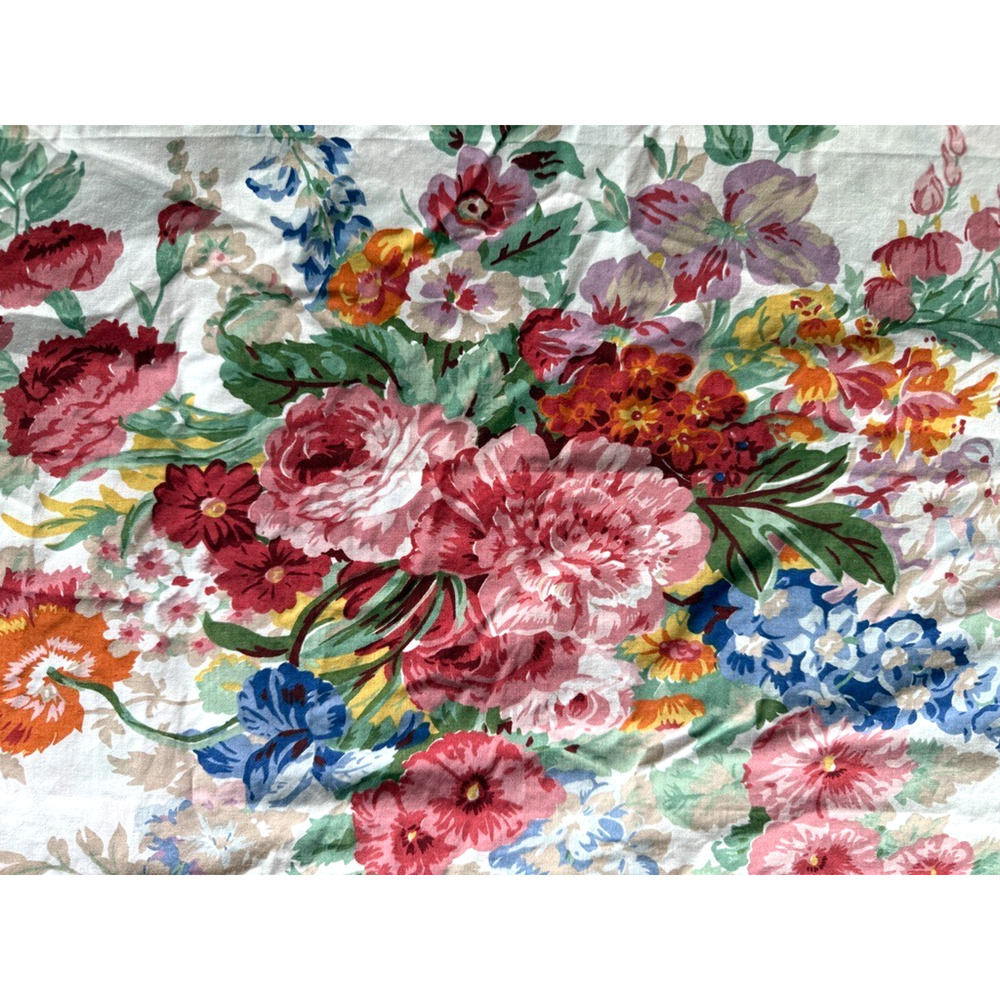 (1) Ralph Lauren Southampton Beach House Standard Pillowcase Floral Vintage USA